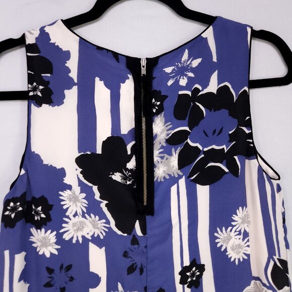 Anthropologie Maeve Canna Silk Shift Mini Dress Size 2 Floral Sleeveless Lined - Picture 9 of 10